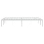 Estructura de cama de metal blanca 120x190 cm de vidaXL, Camas y somieres - Ref: Foro24-350910, Precio: 89,32 €, Descuento: %