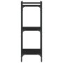 Librería de 3 estantes madera de ingeniería negro 40x30x86 cm en Librerías y estanterías | Comprar online en Foru.es