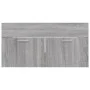 Set de muebles de baño 2 pzas madera contrachapada gris sonoma de vidaXL, Muebles de baño - Ref: Foro24-826624, Precio: 61,19...