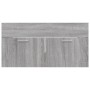 Set de muebles de baño 2 pzas madera contrachapada gris sonoma de vidaXL, Muebles de baño - Ref: Foro24-826624, Precio: 61,94...