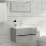 Set de muebles de baño 2 pzas madera contrachapada gris sonoma de vidaXL, Muebles de baño - Ref: Foro24-815739, Precio: 64,28...