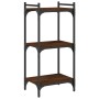 Librería 3 estantes madera ingeniería roble marrón 40x30x86 cm en Librerías y estanterías | Comprar online en Foru.es
