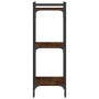 Librería 3 estantes madera ingeniería roble marrón 40x30x86 cm en Librerías y estanterías | Comprar online en Foru.es