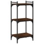 Librería 3 estantes madera ingeniería roble marrón 40x30x86 cm en Librerías y estanterías | Comprar online en Foru.es