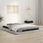 Estructura de cama de madera maciza pino negra 120x190 cm de vidaXL, Camas y somieres - Ref: Foro24-823478, Precio: 116,52 €,...