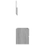 Set de muebles de baño 2 pzas madera contrachapada gris sonoma de vidaXL, Muebles de baño - Ref: Foro24-815739, Precio: 64,28...