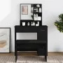 Tocador con espejo negro 86,5x35x136 cm de vidaXL, Tocadores para dormitorios - Ref: Foro24-802958, Precio: 83,09 €, Descuent...