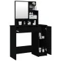 Dressing table with black mirror 86.5x35x136 cm by vidaXL, Bedroom Dressers - Ref: Foro24-802958, Price: 83,09 €, Discount: %