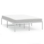 Estructura de cama de metal blanca 120x200 cm de vidaXL, Camas y somieres - Ref: Foro24-350911, Precio: 94,14 €, Descuento: %