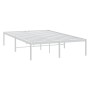 Estructura de cama de metal blanca 120x200 cm de vidaXL, Camas y somieres - Ref: Foro24-350911, Precio: 94,14 €, Descuento: %