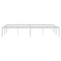 Estructura de cama de metal blanca 120x200 cm de vidaXL, Camas y somieres - Ref: Foro24-350911, Precio: 91,55 €, Descuento: %
