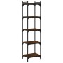 Librería 5 estantes madera ingeniería roble marrón 40x30x154 cm en Librerías y estanterías | Comprar online en Foru.es