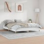 Estructura de cama madera de ingeniería blanca 140x200 cm de vidaXL, Camas y somieres - Ref: Foro24-832037, Precio: 111,42 €,...