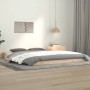 Estructura de cama de madera maciza de pino 140x190 cm de vidaXL, Camas y somieres - Ref: Foro24-823464, Precio: 88,49 €, Des...