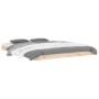 Estructura de cama de madera maciza de pino 140x190 cm de vidaXL, Camas y somieres - Ref: Foro24-823464, Precio: 88,49 €, Des...