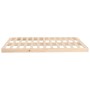 Estructura de cama de madera maciza de pino 140x190 cm de vidaXL, Camas y somieres - Ref: Foro24-823464, Precio: 88,49 €, Des...