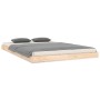 Estructura de cama madera maciza de pino 120x200 cm de vidaXL, Camas y somieres - Ref: Foro24-823449, Precio: 110,27 €, Descu...