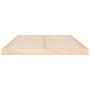 Estructura de cama madera maciza de pino 120x200 cm de vidaXL, Camas y somieres - Ref: Foro24-823449, Precio: 110,27 €, Descu...