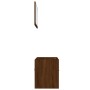 Set de muebles baño 2 pzas madera contrachapada marrón roble de vidaXL, Muebles de baño - Ref: Foro24-826625, Precio: 61,94 €...