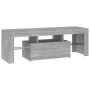 TV-Schrank mit LED-Leuchten Sonomagrau 120x35x40 cm von vidaXL, TV-Möbel - Ref: Foro24-815667, Preis: 71,84 €, Rabatt: %
