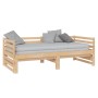 Sofá cama extraíble madera maciza de pino 2x(90x200) cm de vidaXL, Camas y somieres - Ref: Foro24-806965, Precio: 172,58 €, D...