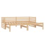 Sofá cama extraíble madera maciza de pino 2x(90x200) cm de vidaXL, Camas y somieres - Ref: Foro24-806965, Precio: 172,58 €, D...