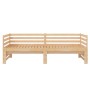 Sofá cama extraíble madera maciza de pino 2x(90x200) cm de vidaXL, Camas y somieres - Ref: Foro24-806965, Precio: 172,58 €, D...