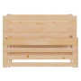 Sofá cama extraíble madera maciza de pino 2x(90x200) cm de vidaXL, Camas y somieres - Ref: Foro24-806965, Precio: 172,58 €, D...