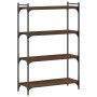 Librería 4 estantes madera ingeniería roble marrón 80x30x120 cm en Librerías y estanterías | Comprar online en Foru.es
