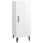 Aparador de madera contrachapada blanco brillante 34,5x34x90 cm de vidaXL, Aparadores - Ref: Foro24-812336, Precio: 50,81 €, ...
