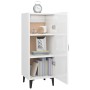 Aparador de madera contrachapada blanco brillante 34,5x34x90 cm de vidaXL, Aparadores - Ref: Foro24-812336, Precio: 50,81 €, ...