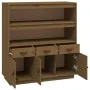 Aparador alto madera maciza de pino marrón miel 100x40x108,5 cm de vidaXL, Aparadores - Ref: Foro24-820165, Precio: 216,80 €,...