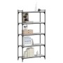 Librería 5 estantes madera ingeniería gris Sonoma 80x30x154 cm en Librerías y estanterías | Comprar online en Foru.es