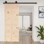 Scheunentor aus massivem Kiefernholz, 80 x 1,8 x 214 cm von vidaXL, Türen - Ref: Foro24-824628, Preis: 104,22 €, Rabatt: %