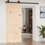 Puerta de granero madera maciza pino 80x1,8x214 cm de vidaXL, Puertas - Ref: Foro24-824628, Precio: 105,77 €, Descuento: %