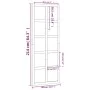Scheunentor aus massivem Kiefernholz, 80 x 1,8 x 214 cm von vidaXL, Türen - Ref: Foro24-824628, Preis: 104,22 €, Rabatt: %