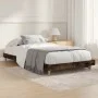 Estructura de cama madera de ingeniería roble humo 100x200 cm de vidaXL, Camas y somieres - Ref: Foro24-832058, Precio: 65,15...