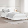 Estructura de cama madera contrachapada blanca 90x200 cm de vidaXL, Camas y somieres - Ref: Foro24-832061, Precio: 84,75 €, D...