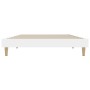 Estructura de cama madera contrachapada blanca 90x200 cm de vidaXL, Camas y somieres - Ref: Foro24-832061, Precio: 84,75 €, D...