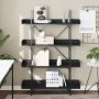 Librería de 4 estantes madera ingeniería negro 100x33x145,5 cm en Librerías y estanterías | Comprar online en Foru.es