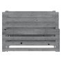 Sofá cama extraíble madera maciza de pino gris 2x(90x200) cm de vidaXL, Camas y somieres - Ref: Foro24-806967, Precio: 212,39...