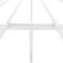 Estructura de cama de metal blanca 160x200 cm de vidaXL, Camas y somieres - Ref: Foro24-350916, Precio: 108,19 €, Descuento: %