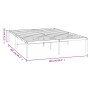Estructura de cama de metal blanca 160x200 cm de vidaXL, Camas y somieres - Ref: Foro24-350916, Precio: 108,19 €, Descuento: %