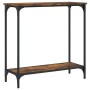 Mesa consola madera de ingeniería roble ahumado 75x30,5x75 cm en Mesas auxiliares | Comprar online en Foru.es