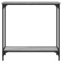 Mesa consola madera de ingeniería gris Sonoma 75x30,5x75 cm en Mesas auxiliares | Comprar online en Foru.es