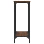 Mesa consola madera de ingeniería roble marrón 75x30,5x75 cm en Mesas auxiliares | Comprar online en Foru.es
