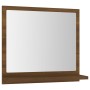 Espejo de baño madera contrachapada marrón roble 40x10,5x37 cm de vidaXL, Tocadores de baño - Ref: Foro24-815635, Precio: 25,...