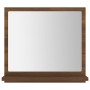 Espejo de baño madera contrachapada marrón roble 40x10,5x37 cm de vidaXL, Tocadores de baño - Ref: Foro24-815635, Precio: 25,...