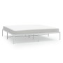 Estructura de cama de metal blanco 180x200 cm de vidaXL, Camas y somieres - Ref: Foro24-350917, Precio: 128,97 €, Descuento: %