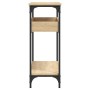 Mesa consola con estante roble Sonoma 100x29x75 cm madera de ingeniería en Mesas auxiliares | Comprar online en Foru.es